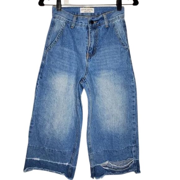 Great Smokey Denim - Great Smokey Cropped Wide Leg Jeans